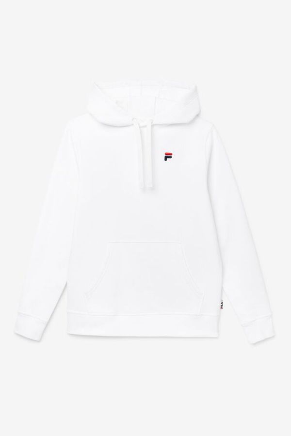 Fila Godfrey Hooded Women's Sweatshirts - White,NZ 679-60215